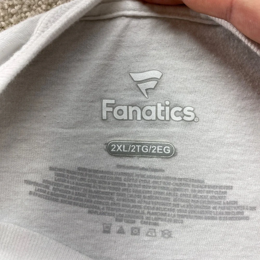Fanatics San Francisco‎ 49ers Shirt Mens 2XL White Rainbow Pride Graphic Tee